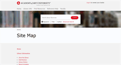 Desktop Screenshot of elmo.academyart.edu